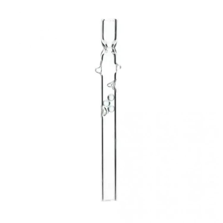 Lufka szklana S2 Clear Spherule Strait 12cm 10szt