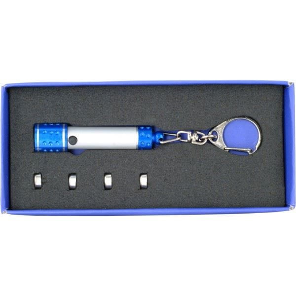 coney-flashlight-keychain-silver-blue-Z-006-3430