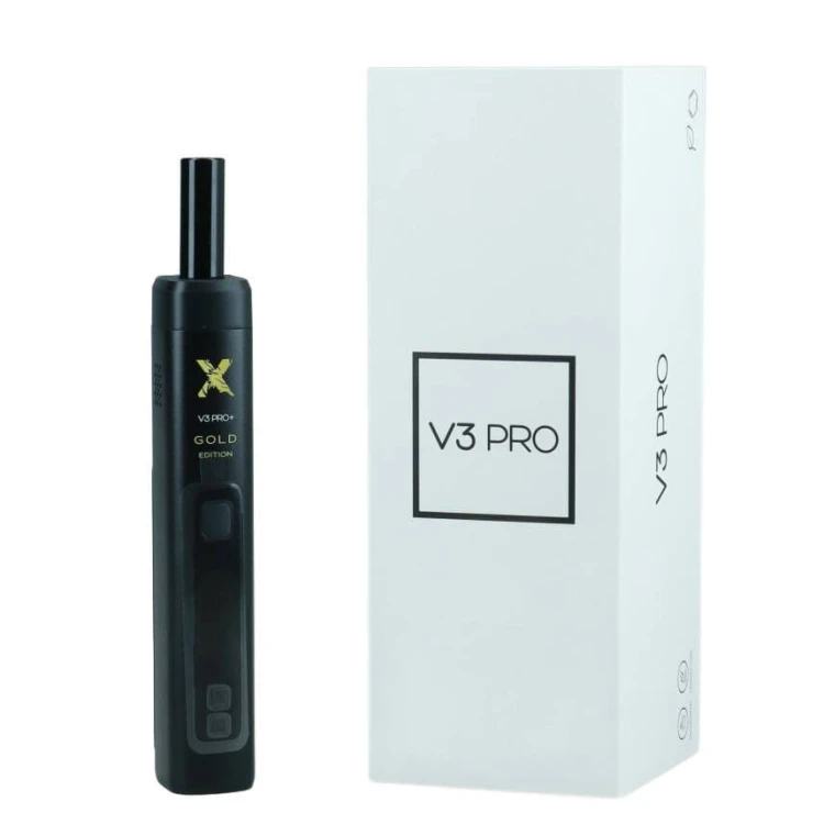 X-Max V3 Pro+ Gold Edition - Waporyzator przenośny do suszu ze szklanym ustnikiem