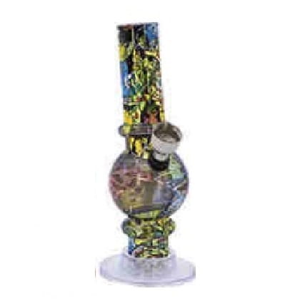 Bongo akrylowe KOMIKS 14 cm MIX kolorów