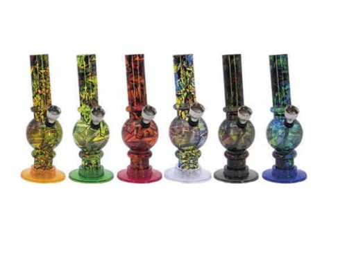 Bongo akrylowe KOMIKS 14 cm MIX kolorów