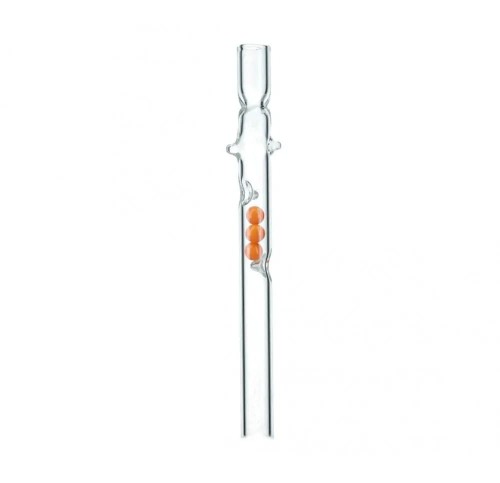 Lufka szklana S2 Neon Orange Spherule Strait 12cm 10szt