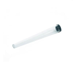 Plastikowa tuba na skręta 112 mm - Szara