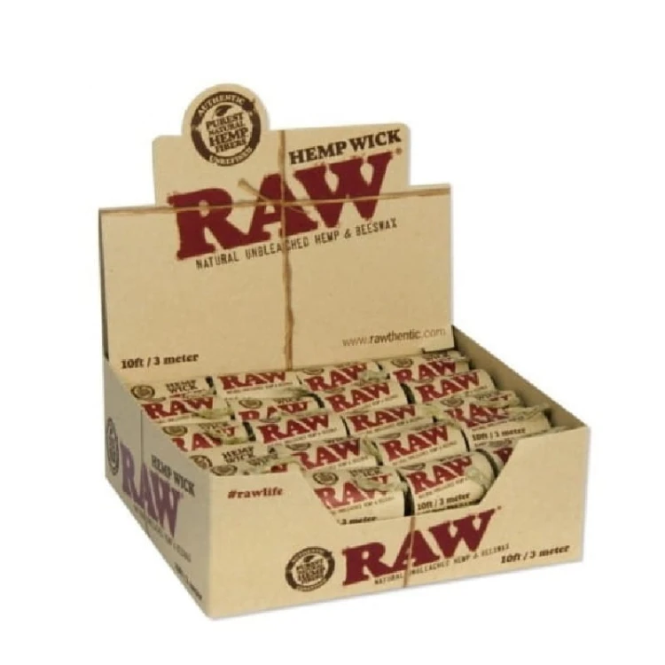 Knot konopny  RAW NATURAL HEMP WICK 6m