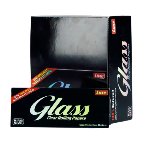 BIBUŁKA przeźroczysta GLASS LUXE King Size