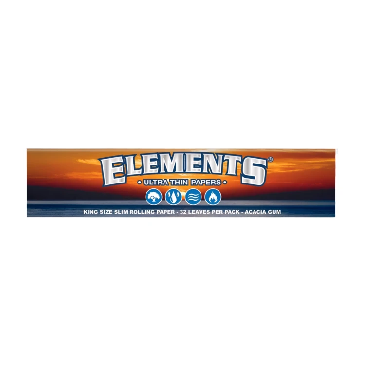 Bibułki Elements King Size Slim