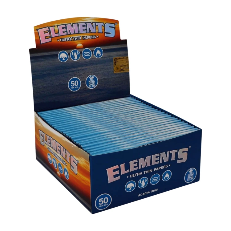Bibułki Elements King Size Slim