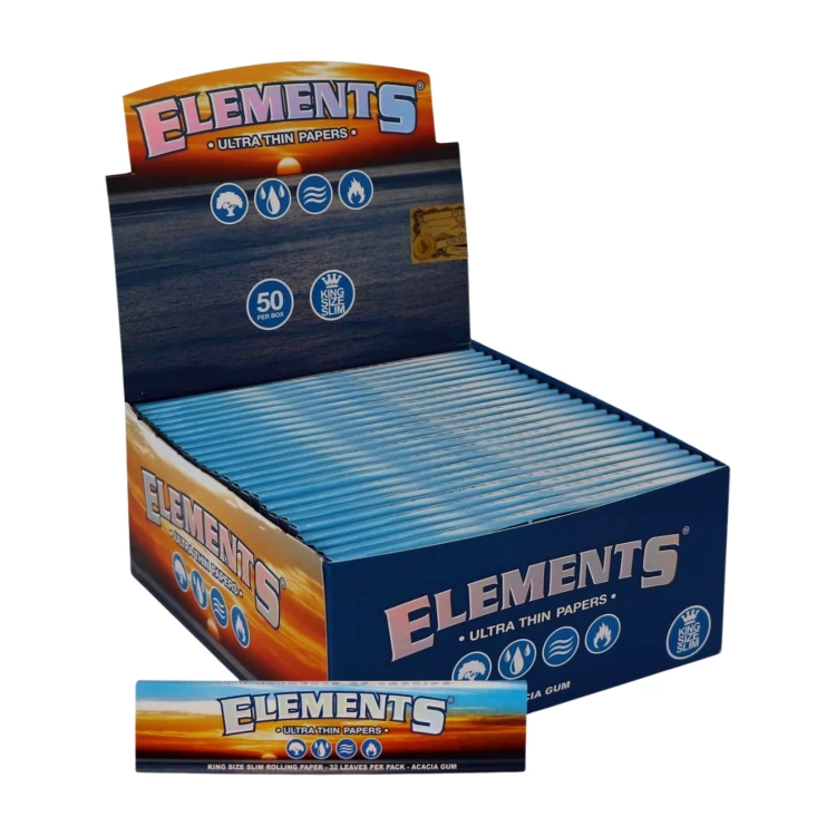 Bibułki Elements King Size Slim