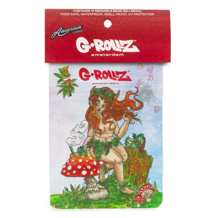 Woreczek Strunowy G-Rollz Vondel Nymph nieprzepuszczający zapachu - 65 x 85 mm