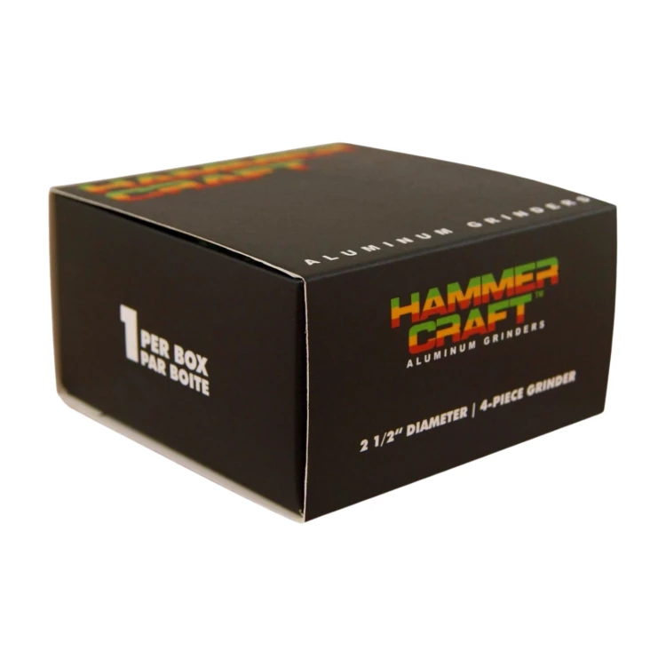 Młynek 4-częściowy HAMMERCRAFT z magnesem Rasta - 63 mm
