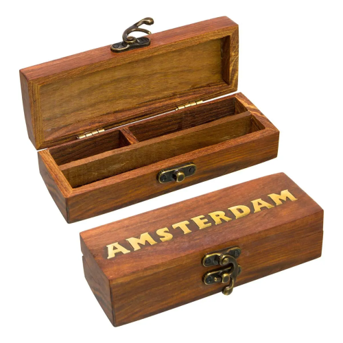 Pojemnik drewniany Amsterdam 17 cm x 6 cm