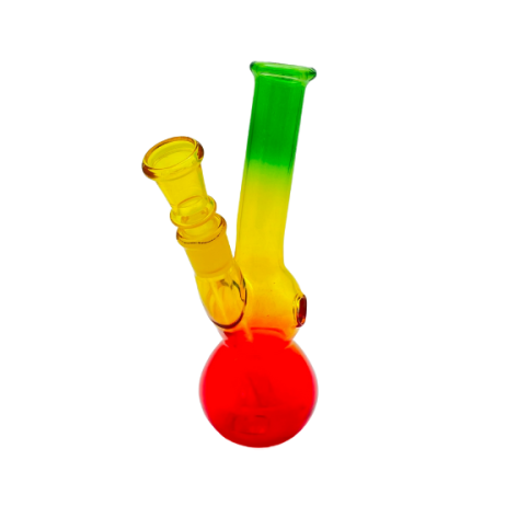 Bongo szklane MINI Rasta 14cm