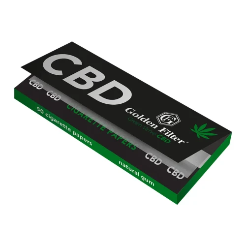 Bibułka Golden Filter CBD Short Black