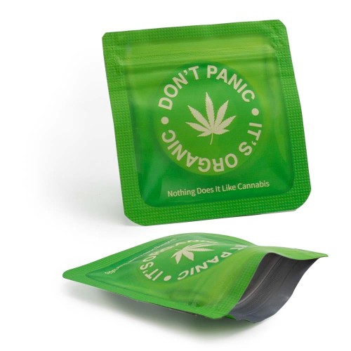 Torebka schowek Don't Panic 64x64mm zielona