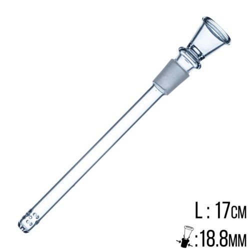 Cybuch długi z końcówką filtrującą 17cm 18,8mm