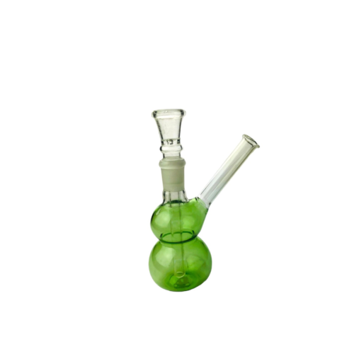 Bongo szklane Zielone Jabłuszko 14cm 14,5mm