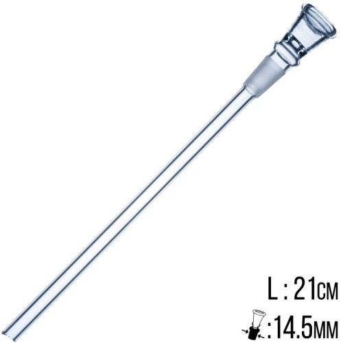 Cybuch szklany 21cm 14,5mm