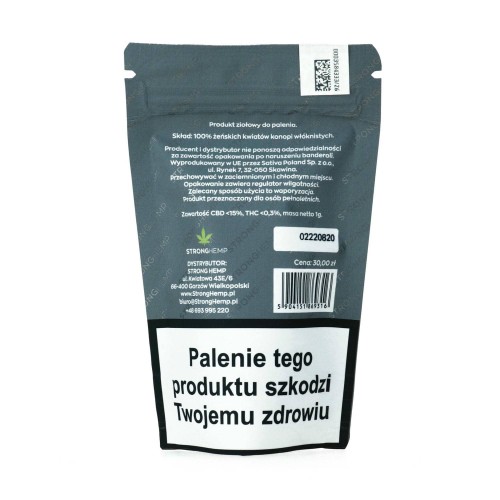 Susz konopny CBD „Super Silver Haze” o aromacie leśnym z nutami drewna sosnowego 1g