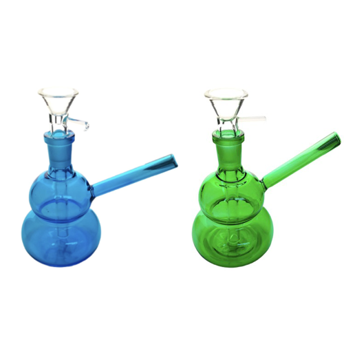 Bongo szklane Mini Bałwanek 12 cm MIX kolor