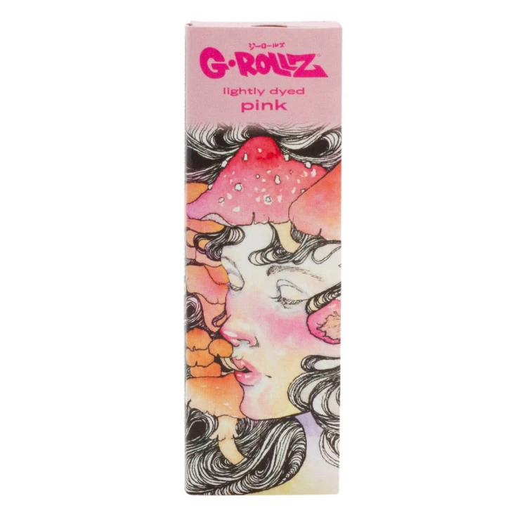 Bibułki G-Rollz Mushroom Pink 1 1/4
