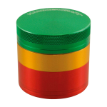 Metalowy Młynek 4-częściowy Hammercraft Rasta 38 mm
