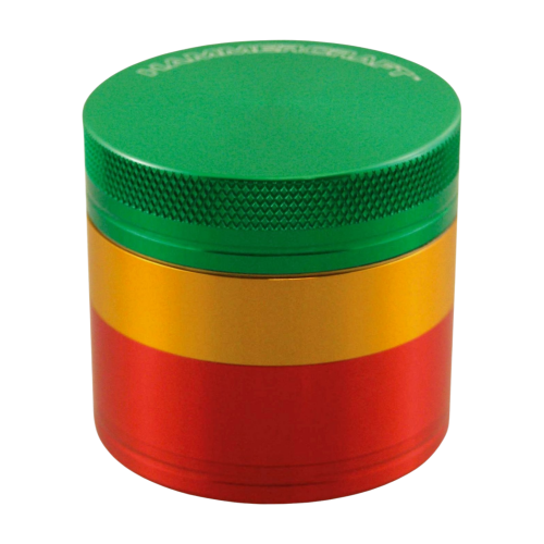 Metalowy Młynek 4-częściowy Hammercraft Rasta 38 mm