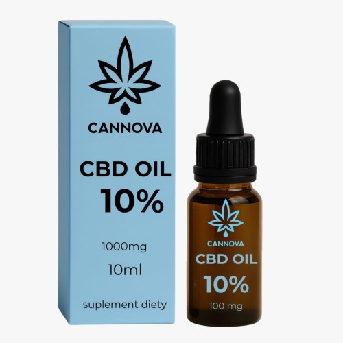 CANNOVA Natural CBD Oil 1000 mg - 10% - 10ml.