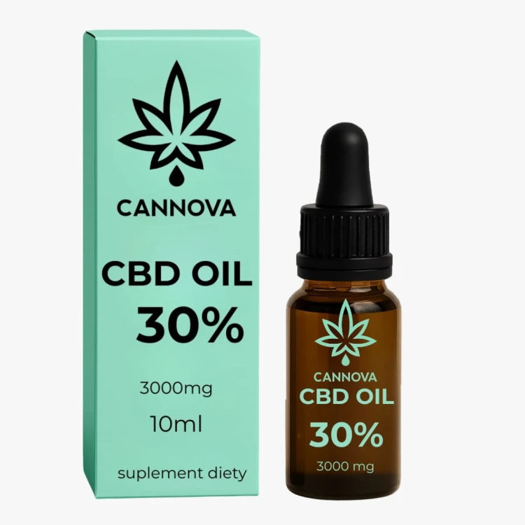 CANNOVA Natural CBD Oil 3000 mg - 30% - 10ml