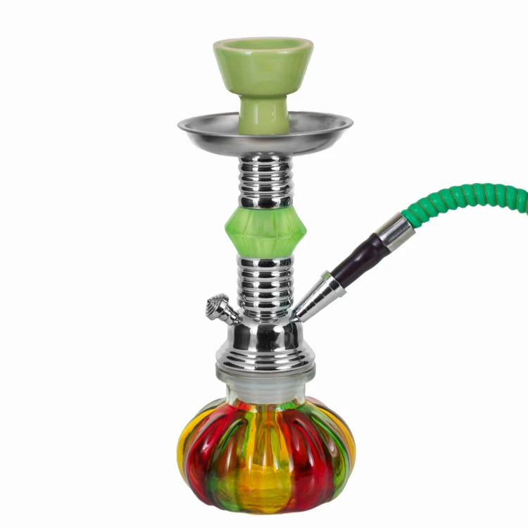 Fajka wodna / Shisha 1-wężowa jamajka - JAMAJCA 28cm
