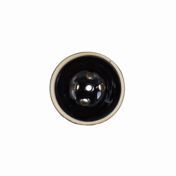 Fajka wodna / Shisha 2-wężowa czarna - BLACK 28cm
