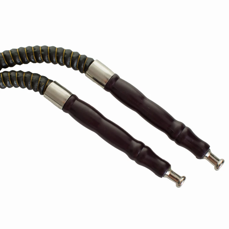 Fajka wodna / Shisha 2-wężowa czarna - BLACK 28cm