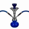 Fajka wodna / Shisha 2-wężowa niebieska - BLUE 28cm