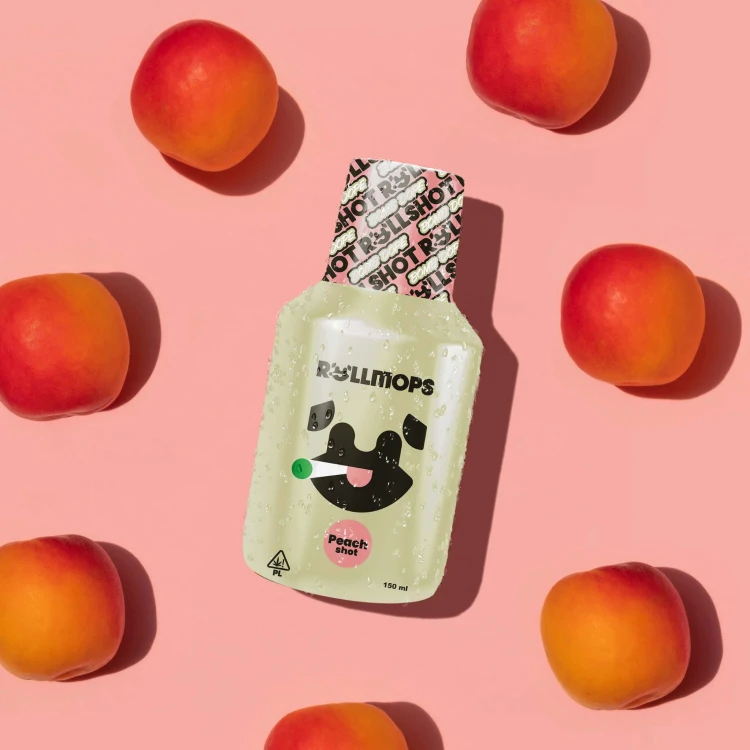 Szot Konopny RollShot Peach 150 ml