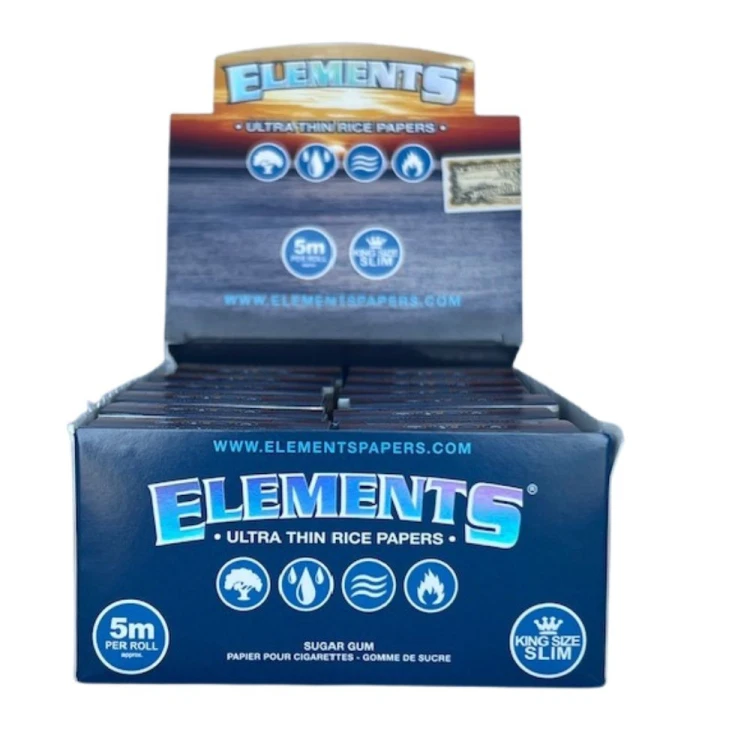 Bibułka rozwijana Elements Blue Rolls Slim - 5 m