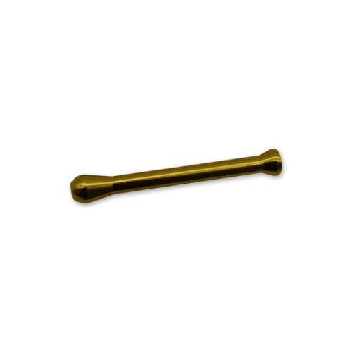 Aluminiowa rurka do wciągania 68 mm - Złota