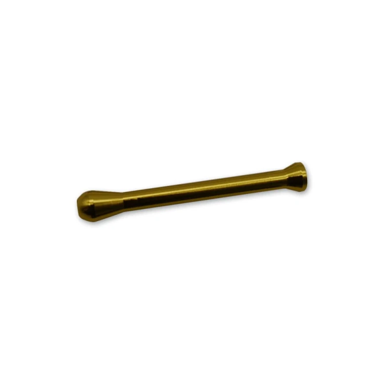 Aluminiowa rurka do wciągania 68 mm - Złota