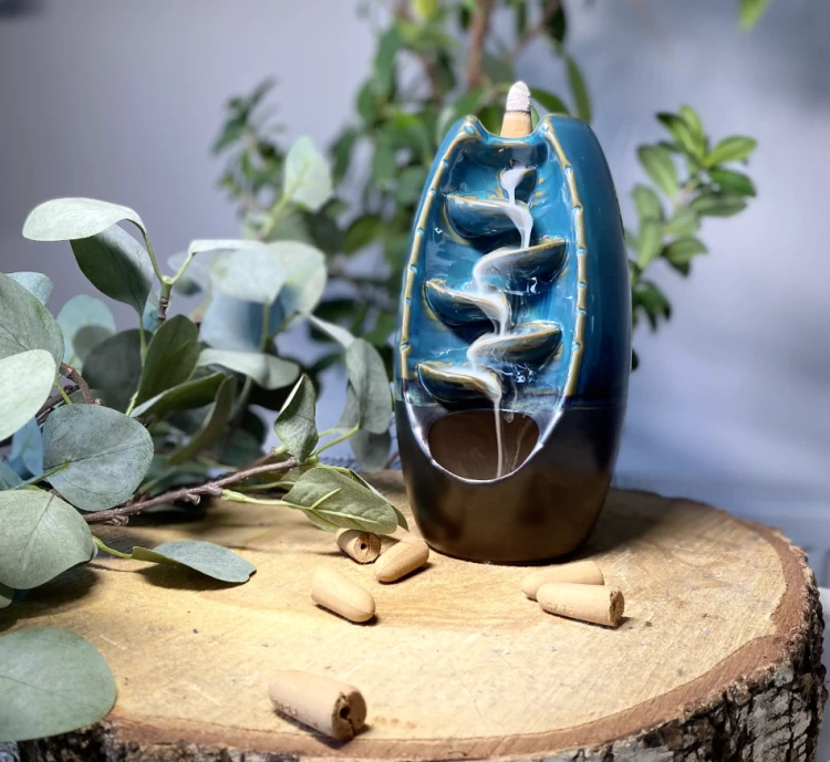 Kominek Ceramiczny Wodospad 20 cm