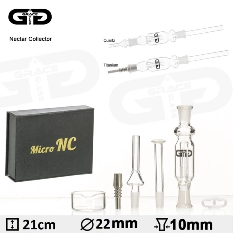 ZESTAW DO OLEJKÓW GRACE GLASS NECTAR COLLECTOR