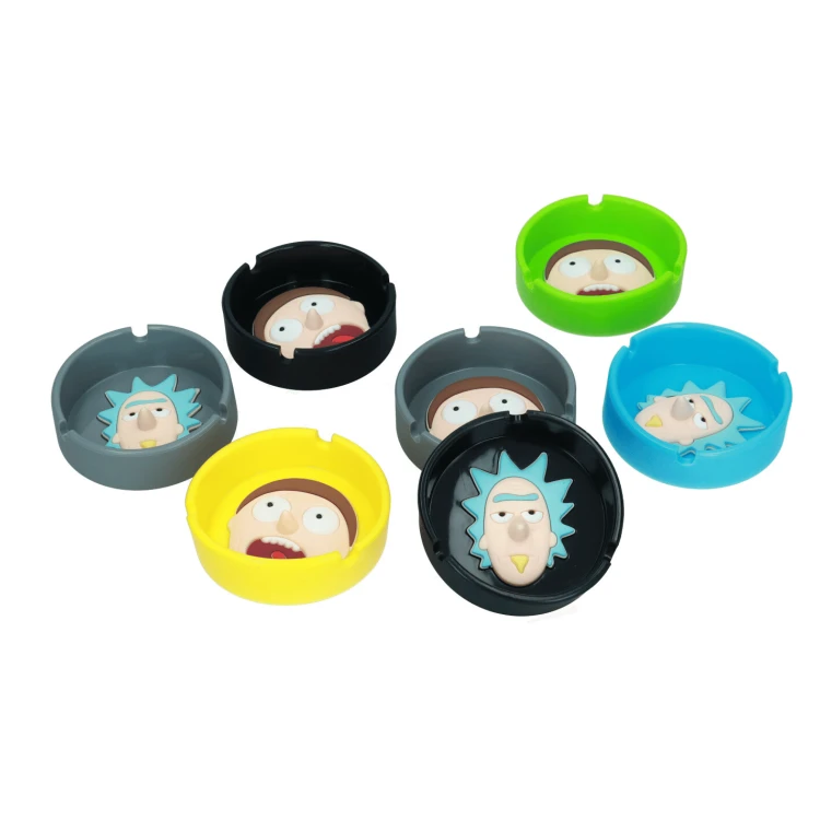 Popielniczka Silikonowa 8,8 cm - Rick &amp; Morty MIX