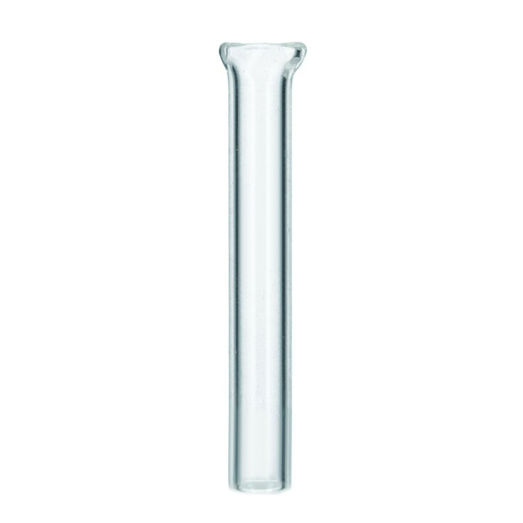 Szklana rurka do tabaki 7 cm / 10 mm, Typ ustnika - Płaski