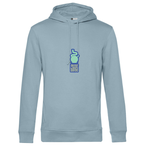 Bluza z Kapturem Lord Haze / Unikatowe Bonga - Błękitna - Rozmiar: S