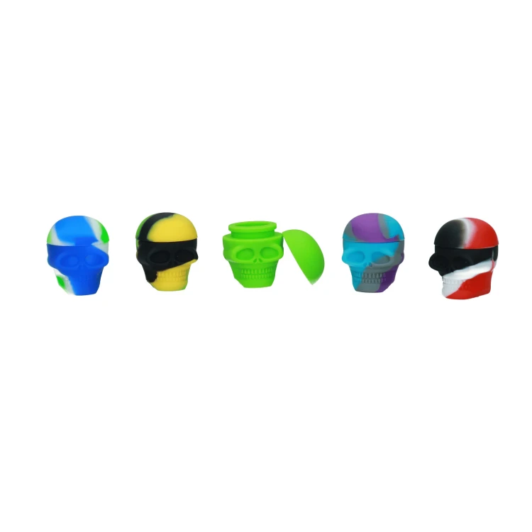 Pojemnik Silikonowy 3 ml - Skull MIX