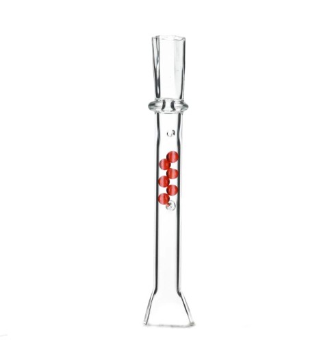Lufka szklana RED BALLS HANDICRAFT 11cm