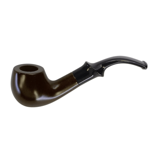 Fajka drewniano-akrylowa Glossy 12 cm