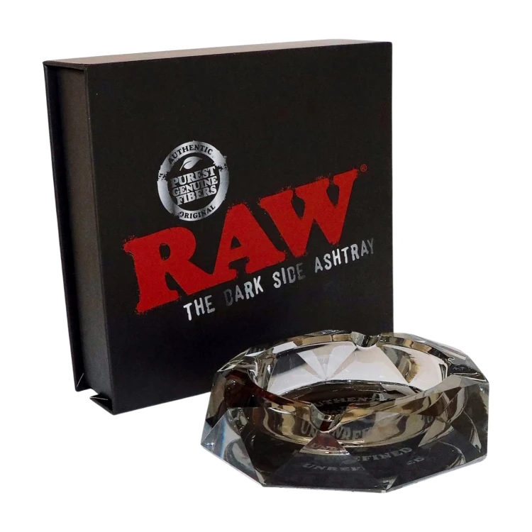 Szklana Popielniczka RAW Darkside Glass Ashtray