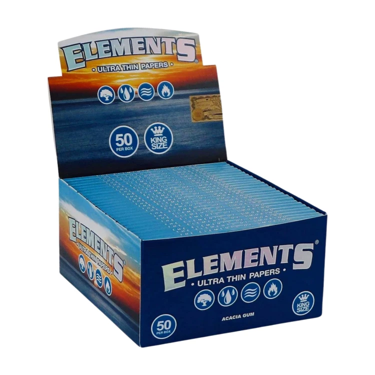 Bibułki Elements King Size
