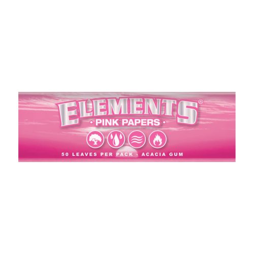 Bibułki Elements PINK 1 1/4