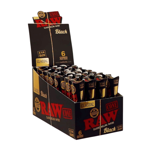 Zestaw Stożków RAW Black Cone 1 1/4 - 6 szt.