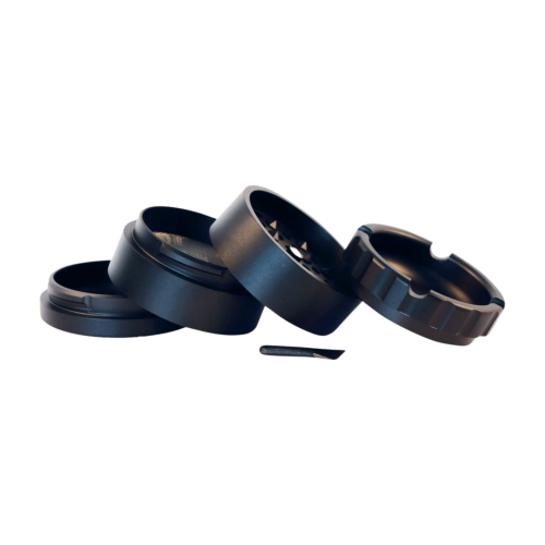 Młynek Metalowy Hammecraft 4-część 62 mm, popielniczka