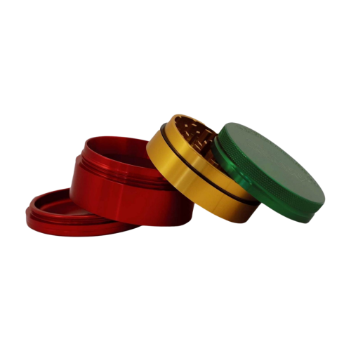 Młynek metalowy Hammercraft X RAW Rasta 4-część 61 mm